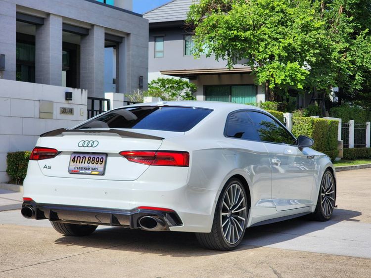 Audi Audi A5 2017 2.0 Sportback 45 TFSI Quattro S Line 4WD Sedan เบนซิน ไม่ติดแก๊ส เกียร์อัตโนมัติ ขาว รูปที่ 3