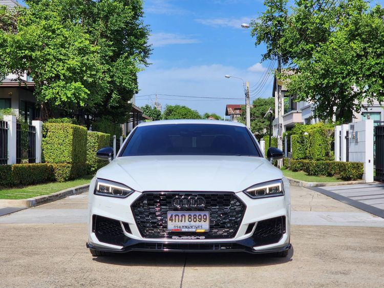 Audi Audi A5  2017 2.0 Sportback 45 TFSI Quattro S Line 4WD Sedan เบนซิน ไม่ติดแก๊ส เกียร์อัตโนมัติ ขาว รูปที่ 4