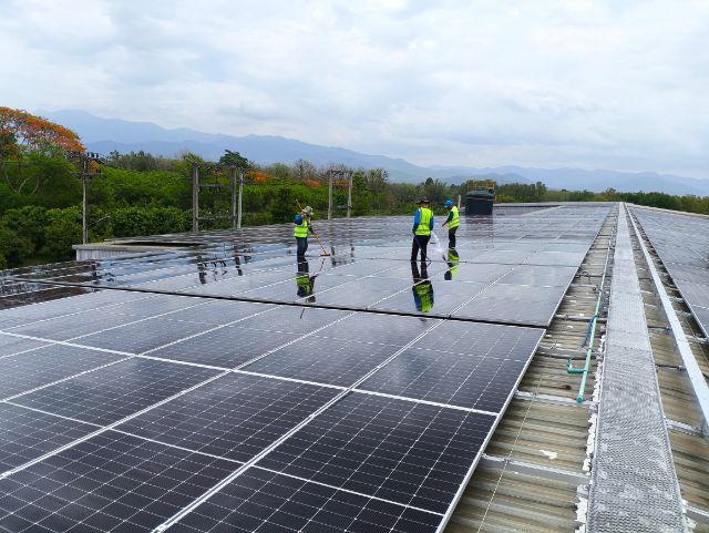 บริการล้างทำความสะอาดแผงโซล่าเซลล์ pm solar ตรวจซ่อมโซล่า รูปที่ 6