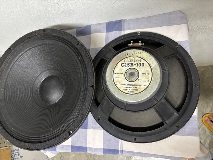 ลำโพงเสียงกลาง 15 นิ้ว CELESTION G 15- 100 MADE IN ENGLAND แทัเดิมๆ เสียงดีครับหายากแล้วครับราคาต่อคู่สนใจเชิญครับ รูปที่ 2