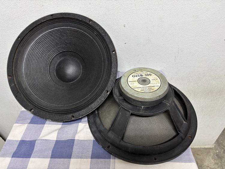 ลำโพงเสียงกลาง 15 นิ้ว CELESTION G 15- 100 MADE IN ENGLAND แทัเดิมๆ เสียงดีครับหายากแล้วครับราคาต่อคู่สนใจเชิญครับ รูปที่ 3