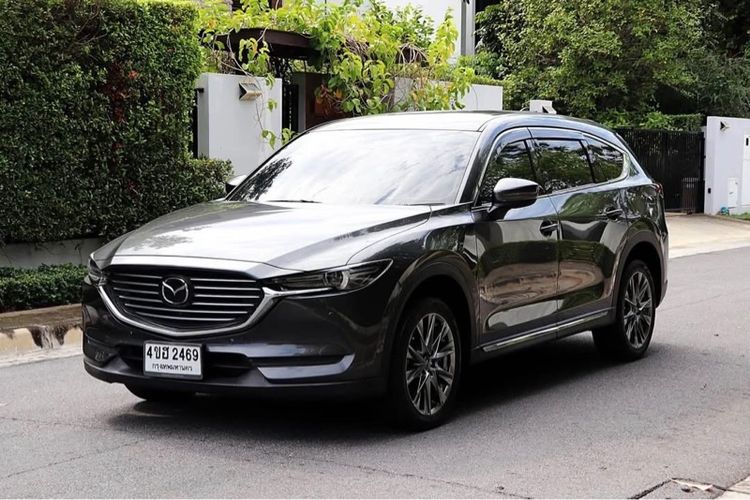 Mazda CX-8 2021 2.2 XDL Utility-car ดีเซล ไม่ติดแก๊ส เกียร์อัตโนมัติ เทา รูปที่ 3