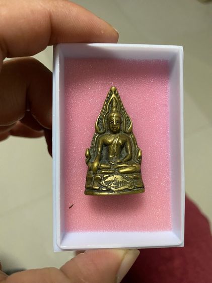 พระหล่อโบราณพระพุทธชินราช ลป.เผือก วัดกิ่งแก้ว  ออกวัดบางด้วน ปี 2493 รูปที่ 4