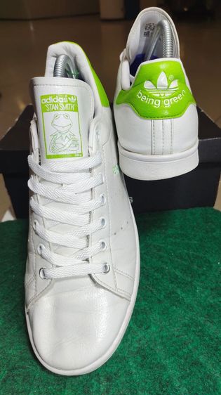รองเท้า💥 adidas stan smith  กบ KERMIT 💥ของแท้‼️สวยๆ เดิมๆ สภาพดี💥ไซร์ 44 รูปที่ 7