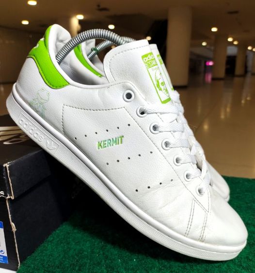 รองเท้า💥 adidas stan smith  กบ KERMIT 💥ของแท้‼️สวยๆ เดิมๆ สภาพดี💥ไซร์ 44 รูปที่ 15