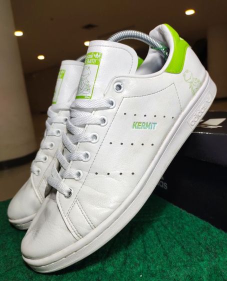 รองเท้า💥 adidas stan smith  กบ KERMIT 💥ของแท้‼️สวยๆ เดิมๆ สภาพดี💥ไซร์ 44 รูปที่ 14