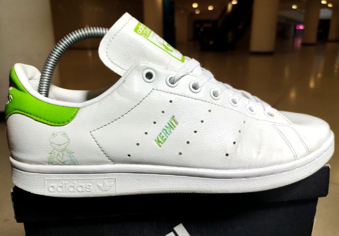 รองเท้า💥 adidas stan smith  กบ KERMIT 💥ของแท้‼️สวยๆ เดิมๆ สภาพดี💥ไซร์ 44 รูปที่ 5