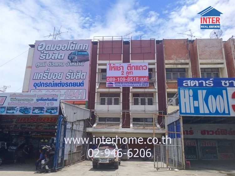 อาคารพาณิชย์ 4 ชั้น 40 ตร.ว. อาคารพาณิชย์ ซอยพหลโยธิน89 ถนนพหลโยธิน ถนนวิภาวดี-รังสิต ธัญบุรี ปทุมธานี