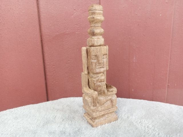 พระปางมารวิชัยไม้แกะ รูปที่ 2