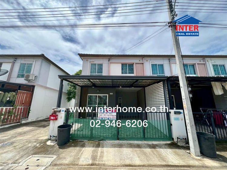 มีบางส่วน ไม่ใช่ ทาวน์เฮ้าส์ 2 ชั้น 18 ตร.ว. หมู่บ้านพฤกษา รังสิต-ธัญบุรี2 ถนนรังสิต-นครนายก ถนนเลียบคลองหก คลองหลวง ปทุมธานี รูปที่ 2