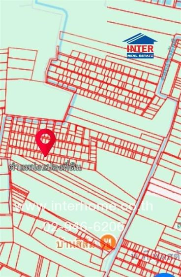 ไม่ใช่ ที่ดินเปล่า 636 ตร.ว. ที่ดินเปล่า ใกล้ อบต.บัวปากท่า ถนนบางบัวทอง-สุพรรณบุรี ถนนหมายเลข340 บางเลน นครปฐม รูปที่ 2