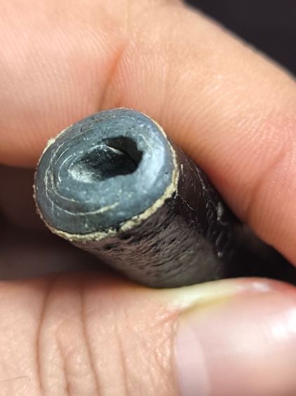 ตะกรุดโทนมหาปราบ หลวงพ่อปาน วัดมงคลโคธาวาส(วัดบางเหี้ย) สมุทรปราการ เนื้อตะกั่วถักเชือกลงรัก สร้างปี 2420-2453 เก่าถึงยุคแบบฉบับ100ปี รูปที่ 11