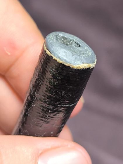 ตะกรุดโทนมหาปราบ หลวงพ่อปาน วัดมงคลโคธาวาส(วัดบางเหี้ย) สมุทรปราการ เนื้อตะกั่วถักเชือกลงรัก สร้างปี 2420-2453 เก่าถึงยุคแบบฉบับ100ปี รูปที่ 14