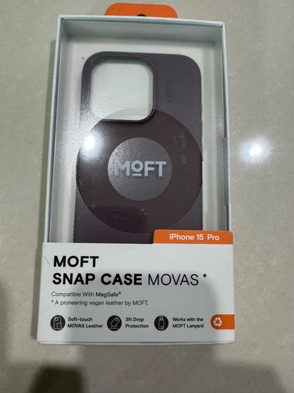 MOFT Snap Phone Case MOVAS™ for iPhone 15 Series- Magnetic Compatible，Vegan Leather For iPhone 15 Case 	เคสไอโฟน 15 รูปที่ 5
