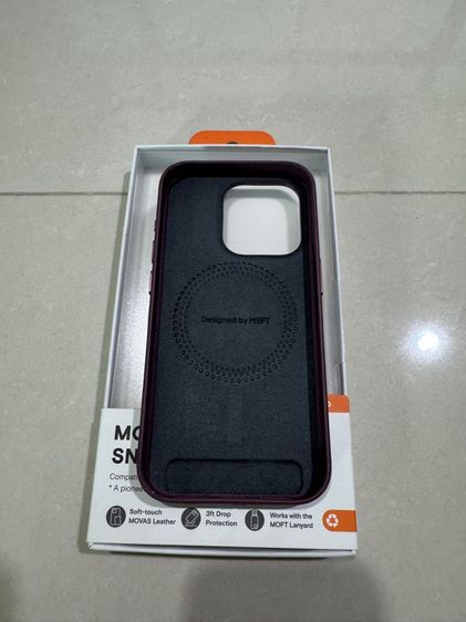 MOFT Snap Phone Case MOVAS™ for iPhone 15 Series- Magnetic Compatible，Vegan Leather For iPhone 15 Case 	เคสไอโฟน 15