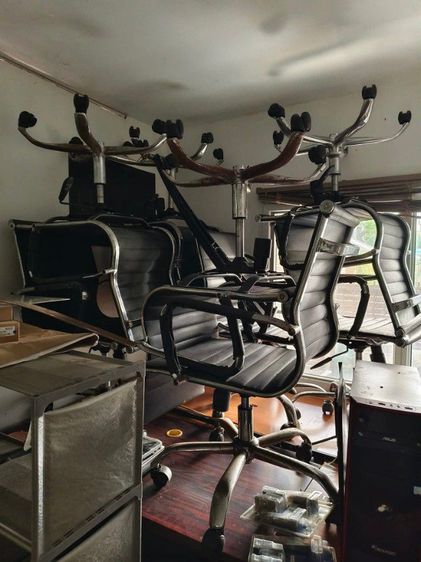 🪑 เก้าอี้สำนักงานโครงเหล็ก ปรับระดับได้ ขายเหมาหรือแยก รูปที่ 4