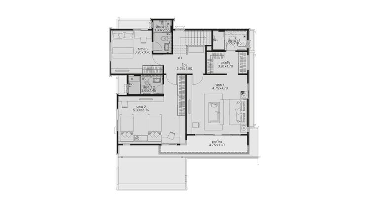 Land and Houses เลี้ยงสัตว์ได้ มีบางส่วน Mantana Westgate (มัณฑนา เวสต์เกต) 4 ห้องนอน 5 ห้องน้ำ รูปที่ 3