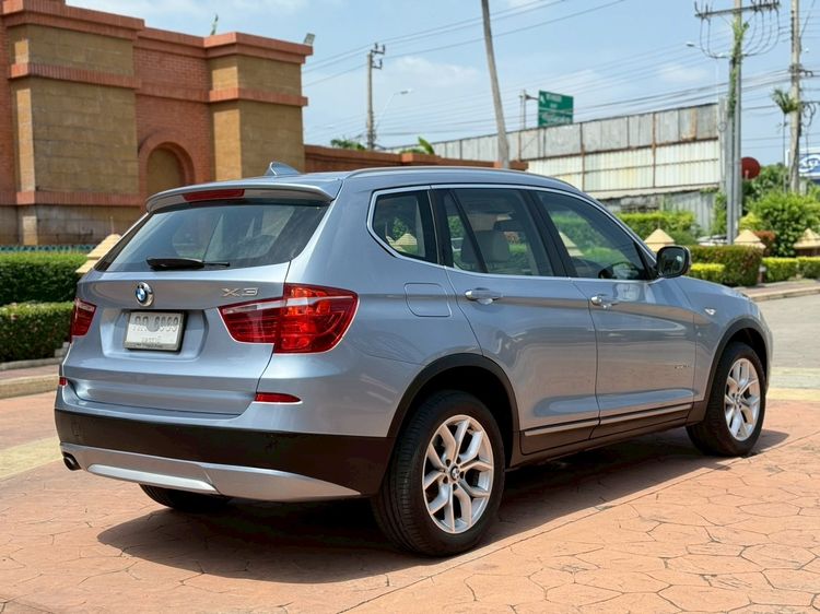 BMW X3 2012 2.0 xDrive20d Highline 4WD Utility-car ดีเซล เกียร์อัตโนมัติ น้ำเงิน รูปที่ 4