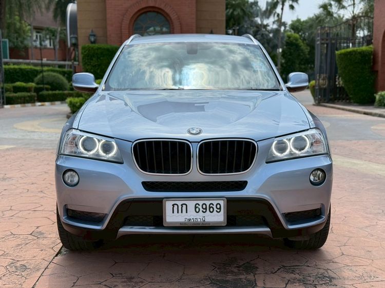 BMW X3 2012 2.0 xDrive20d Highline 4WD Utility-car ดีเซล เกียร์อัตโนมัติ น้ำเงิน รูปที่ 2