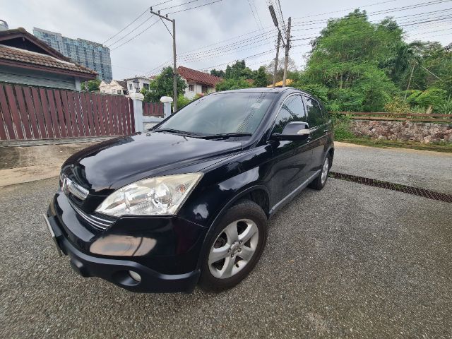 Honda CR-V 2007 2.0 S Utility-car เบนซิน ไม่ติดแก๊ส เกียร์อัตโนมัติ ดำ รูปที่ 2