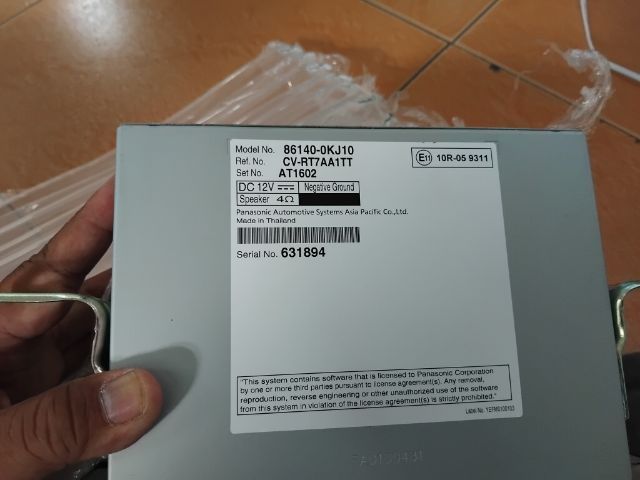 วิทยุจอเดิมแท้ถอดtoyotaฟอร์จูนเนอร์ปี25 รูปที่ 4