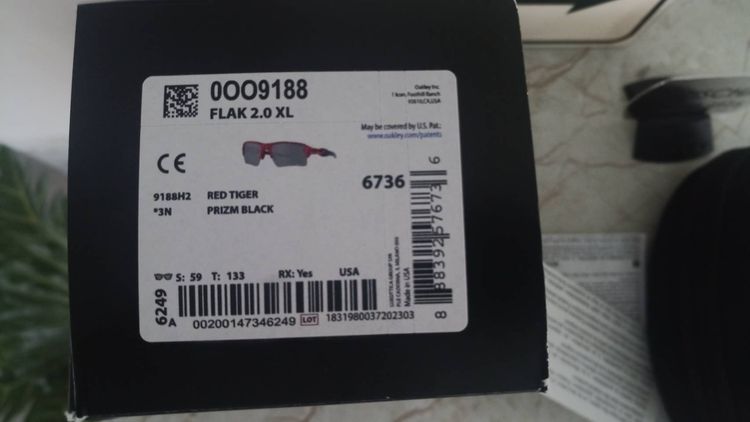 oakley flak jacket 2.0 red tiger รูปที่ 12