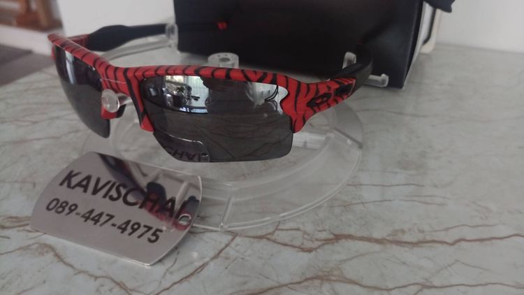 oakley flak jacket 2.0 red tiger รูปที่ 9
