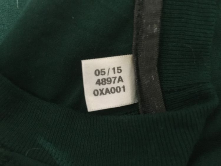 เสื้อยืด CLIMALITE แบรนด์ Adidas สีเขียว รูปที่ 9