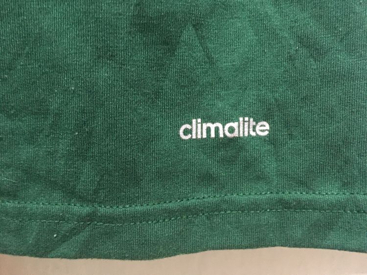 เสื้อยืด CLIMALITE แบรนด์ Adidas สีเขียว รูปที่ 7