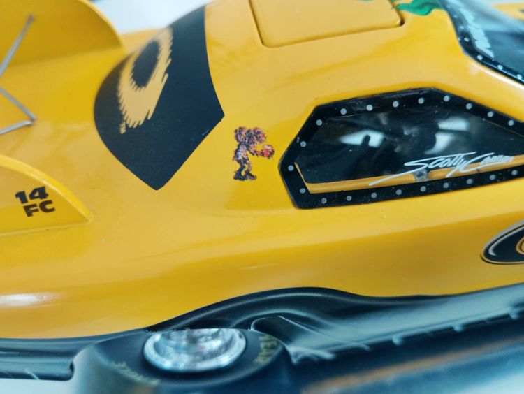 รถ oakley funny car Scotty Cannon สีเหลือง รูปที่ 8