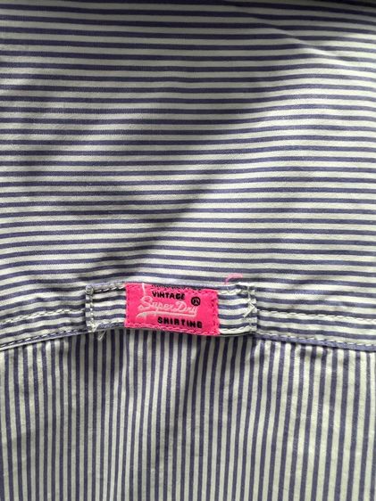 Superdry Cotton เสื้อเชิ้ต แท้ สภาพใหม่ ซื้อจาก shop ไทย รูปที่ 7