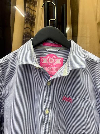 Superdry Cotton เสื้อเชิ้ต แท้ สภาพใหม่ ซื้อจาก shop ไทย รูปที่ 2