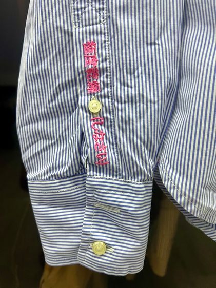 Superdry Cotton เสื้อเชิ้ต แท้ สภาพใหม่ ซื้อจาก shop ไทย รูปที่ 4