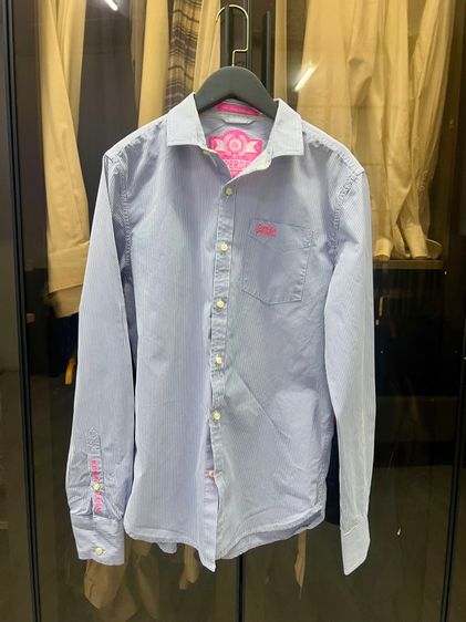 Superdry Cotton เสื้อเชิ้ต แท้ สภาพใหม่ ซื้อจาก shop ไทย