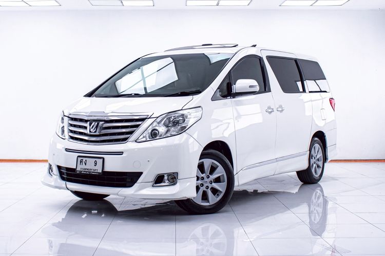รถ Toyota Alphard 3.5 V สี ขาว