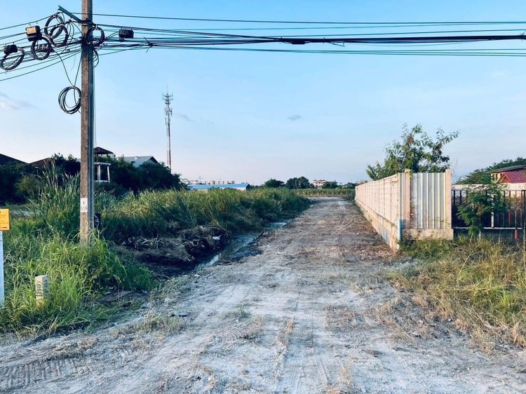 ที่ดินว่างเปล่าถมแล้ว กันรั้วแล้ว (ลาดกระบัง) 320 ตร.ว. ใกล้สนามบินสุวรรณภูมิ รูปที่ 4