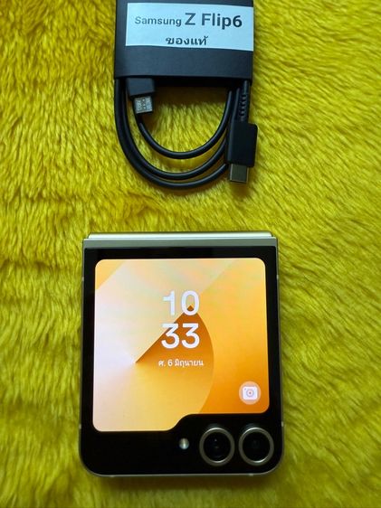 Samsung Z Flip6-สีเหลืองใหม่มาก รูปที่ 6