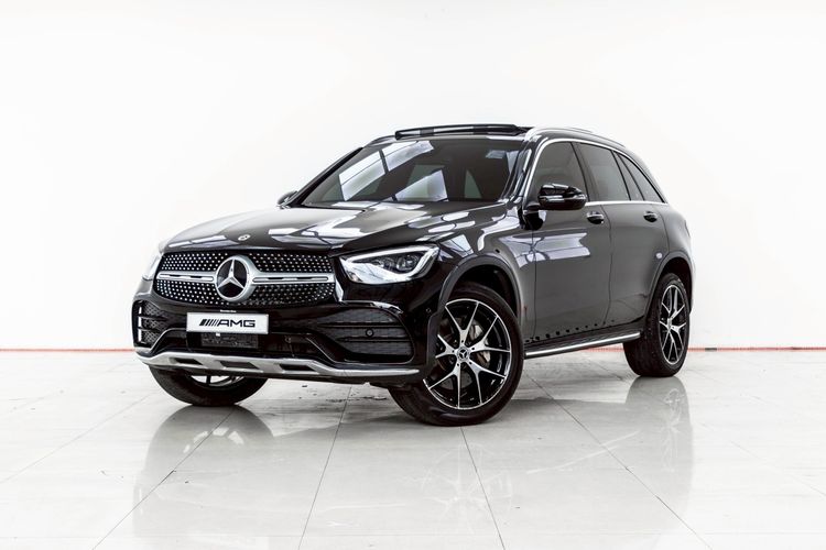 รถ Mercedes-Benz GLC-Class GLC300e สี ดำ