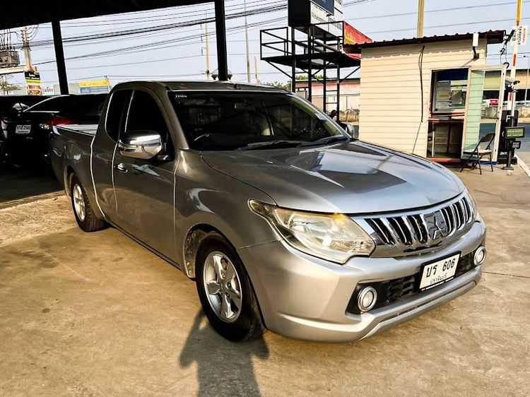Mitsubishi Triton 2016 All New Mega Cab 2.5 GLX Pickup ดีเซล ไม่ติดแก๊ส เกียร์ธรรมดา บรอนซ์เงิน รูปที่ 3