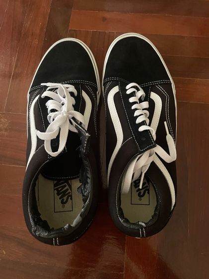 ผ้า รองเท้าผ้าใบ UK 12 | EU 47 1/3 | US 12.5 อื่นๆ รองเท้า vans classic สีดำแท้ พร้อมกล่อง 