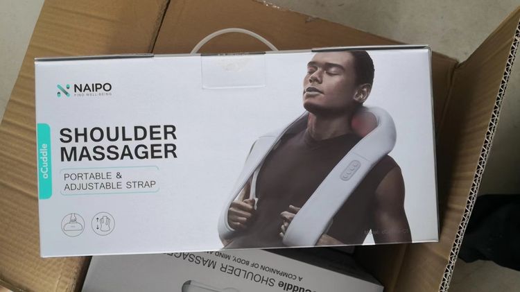 ถูกสุดๆ โล๊ะสต็อก - เครื่องนวดคอบ่าไหล่ แบรนด์พรีเมี่ยม NAIPO จาก Hongkong รูปที่ 13