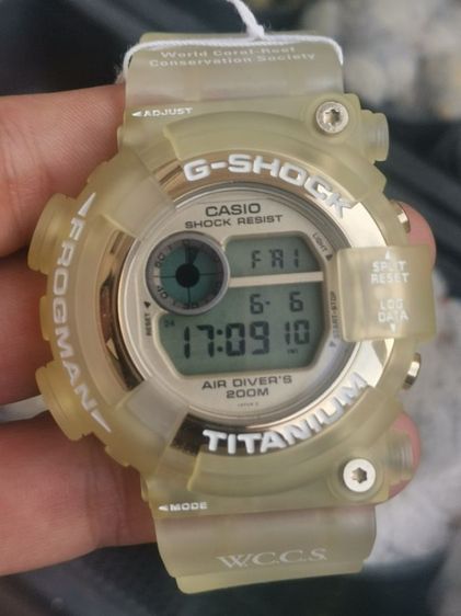 นาฬิกาวินเทจ Casio G-Shock DW-8201WC Frogman Titanium กล่องใบครบ ราคาดีที่สุดแบ่งปันครับ รูปที่ 6