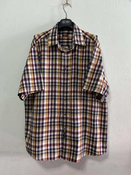 🌈 เสื้อเชิ้ตแขนสั้น เสื้อลายสก๊อต แบรนด์ dockers แท้💯🌈 รูปที่ 4