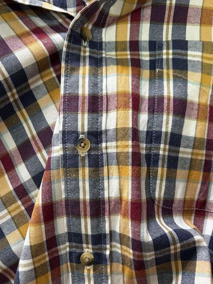 🌈 เสื้อเชิ้ตแขนสั้น เสื้อลายสก๊อต แบรนด์ dockers แท้💯🌈 รูปที่ 11