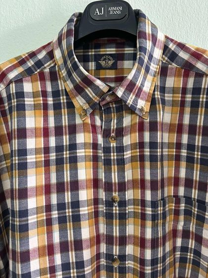 🌈 เสื้อเชิ้ตแขนสั้น เสื้อลายสก๊อต แบรนด์ dockers แท้💯🌈 รูปที่ 7