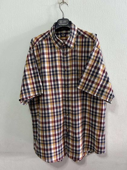 🌈 เสื้อเชิ้ตแขนสั้น เสื้อลายสก๊อต แบรนด์ dockers แท้💯🌈