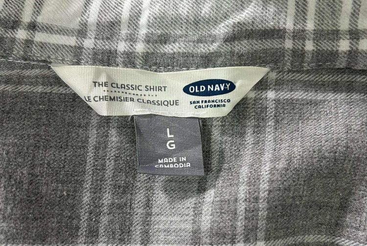 🌈 เสื้อเชิ้ตแขนยาว เสื้อลายสก๊อต แบรนด์ Old Navy(โอลด์ เนวี)แท้💯🌈 รูปที่ 6