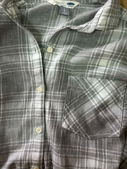 🌈 เสื้อเชิ้ตแขนยาว เสื้อลายสก๊อต แบรนด์ Old Navy(โอลด์ เนวี)แท้💯🌈 รูปที่ 8