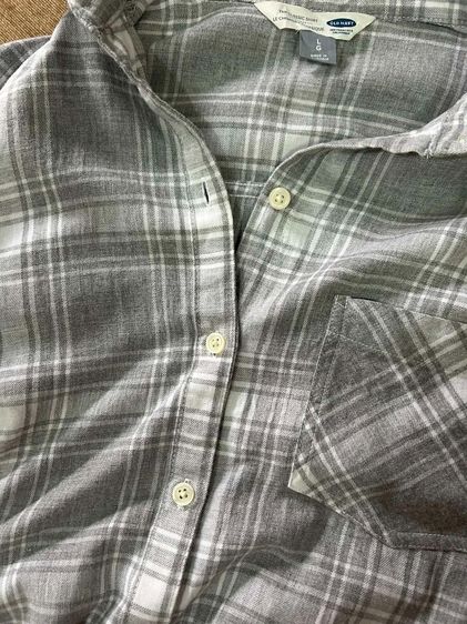 🌈 เสื้อเชิ้ตแขนยาว เสื้อลายสก๊อต แบรนด์ Old Navy(โอลด์ เนวี)แท้💯🌈 รูปที่ 7