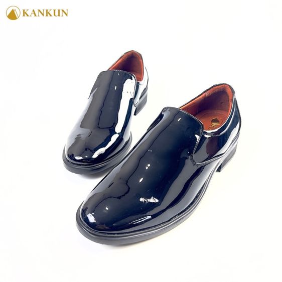 รองเท้าคัทชูหนังแก้วแท้ เกรดนำเข้า ผูกเชือก,สวม ใช้คุณภาพอย่างดี  ชนิดเนื้อหนาพิเศษ หนังเงามาก มีความยืดหยุ่นสูง ไม่เป็นรอยขีดข่วนและแตกง่าย รูปที่ 2